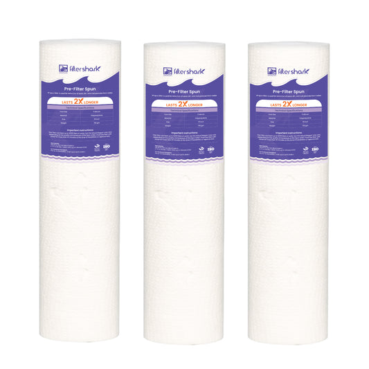 Filter Shark Pre Filter Spun Cartridge (150 gm, Set of 3)